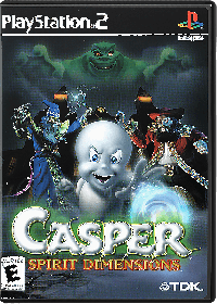 Casper Spirit Dimensions Playstation 2 US box art